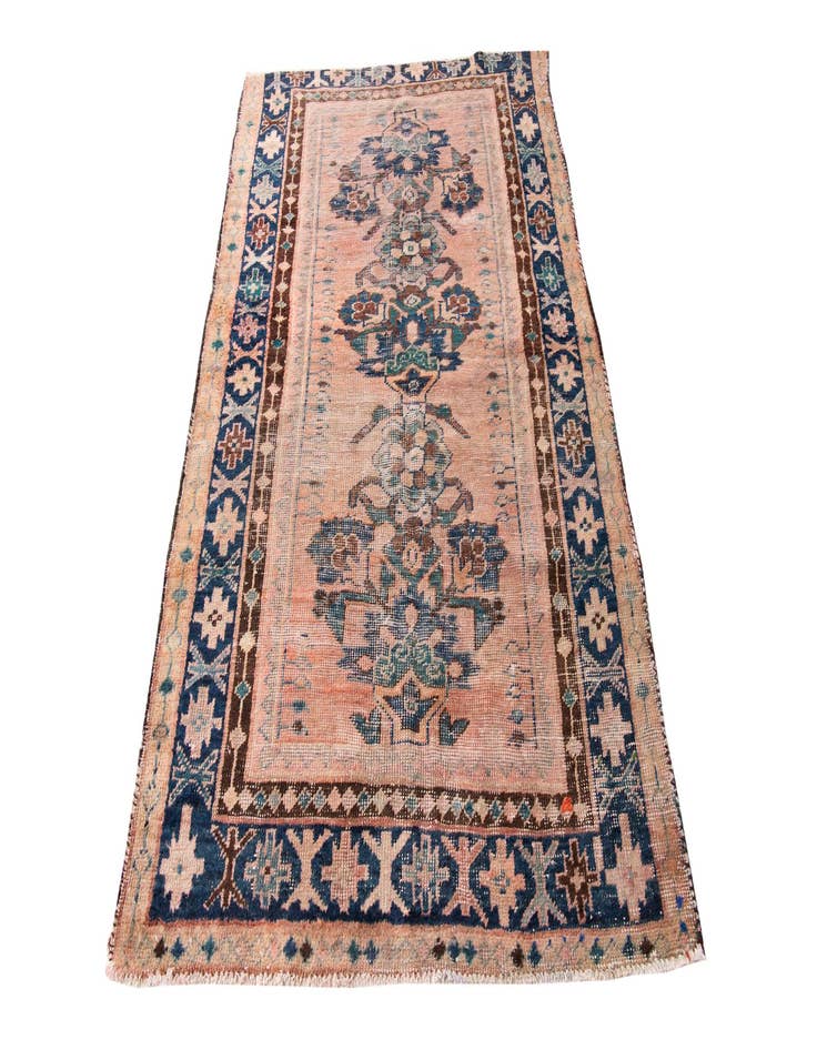 Detail image of  4' 4 x 6' 8  Hand Knotted Ultra Vintage Persian Wool Rug