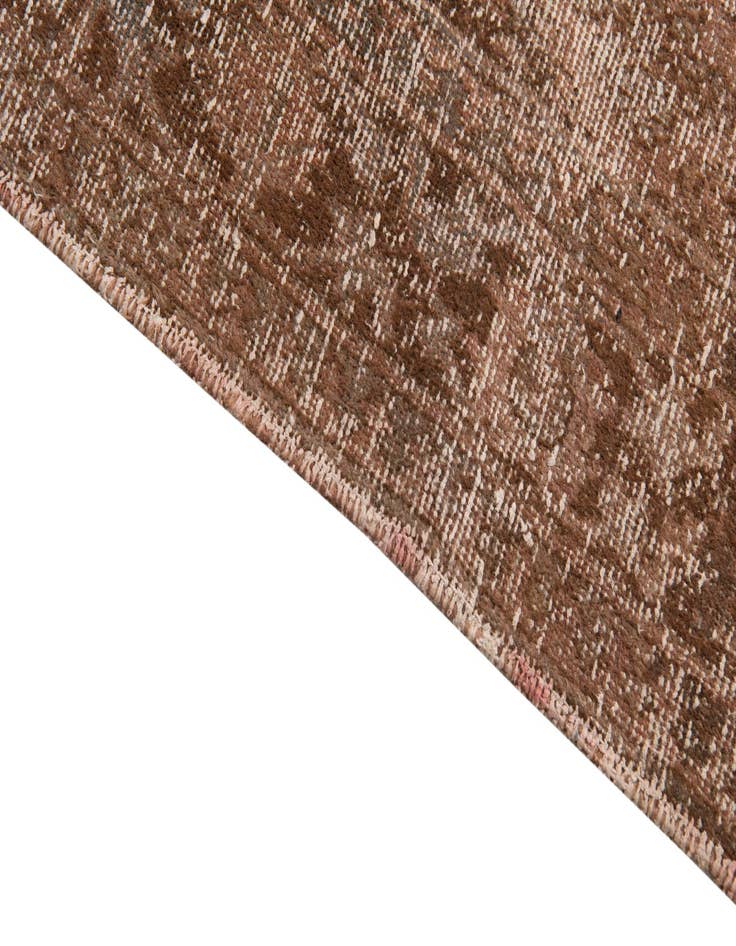 Detail image of  4' 3 x 7'  Hand Knotted Ultra Vintage Persian Wool Rug