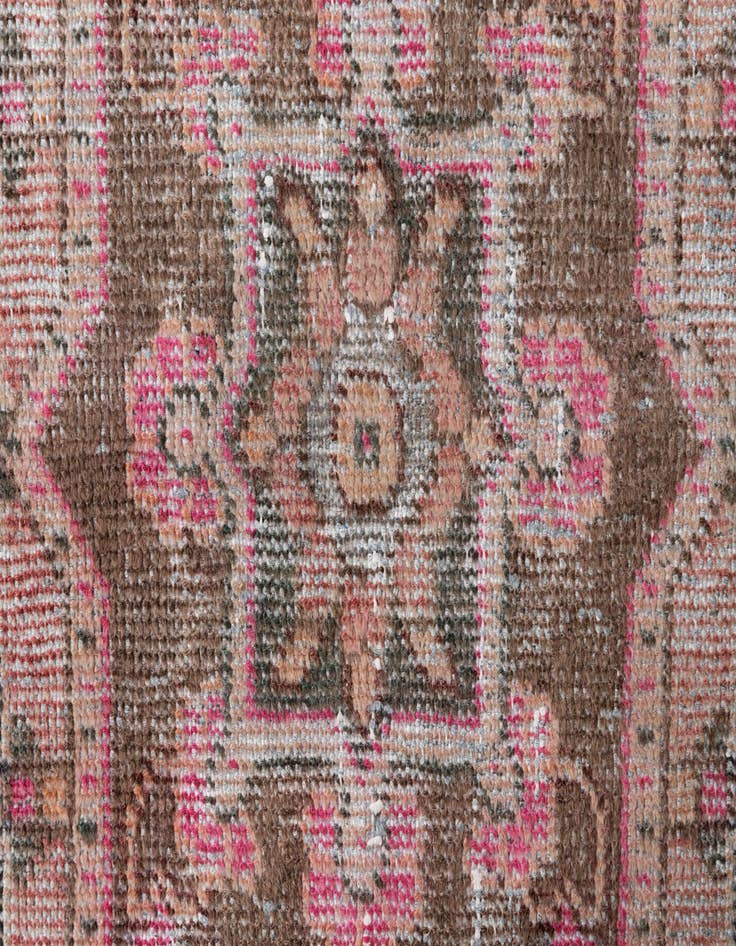 Detail image of  3' 9 x 7' 5  Hand Knotted Ultra Vintage Persian Wool Rug