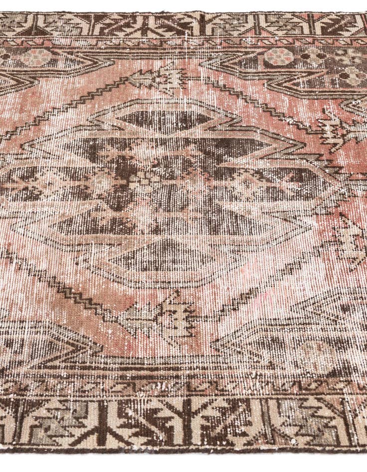 Detail image of  3' 10 x 6' 4  Hand Knotted Ultra Vintage Persian Wool Rug