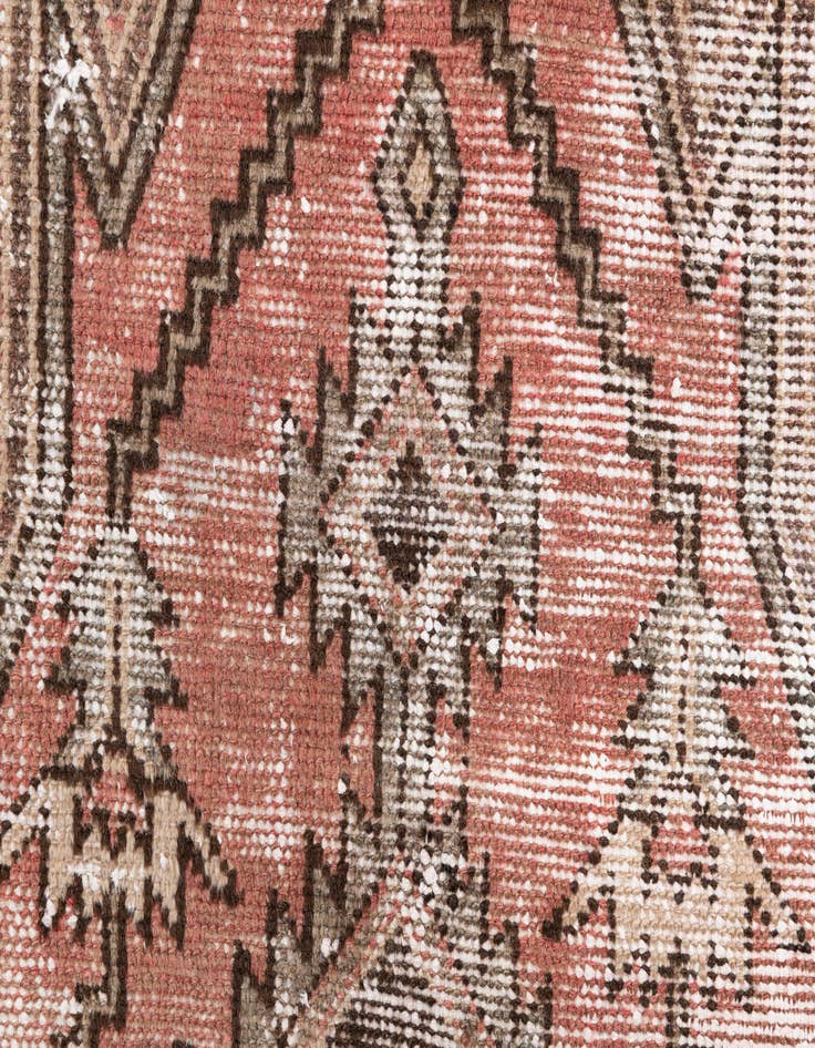 Detail image of  3' 10 x 6' 4  Hand Knotted Ultra Vintage Persian Wool Rug