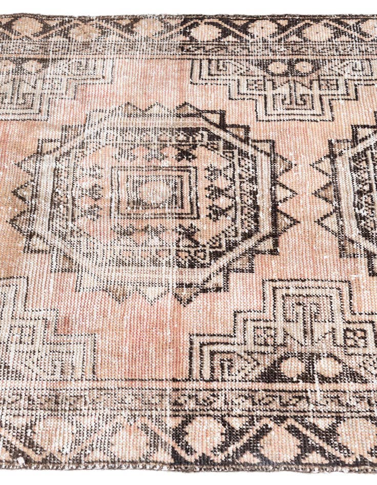 Detail image of  3' 7 x 6'  Hand Knotted Ultra Vintage Persian Wool Rug