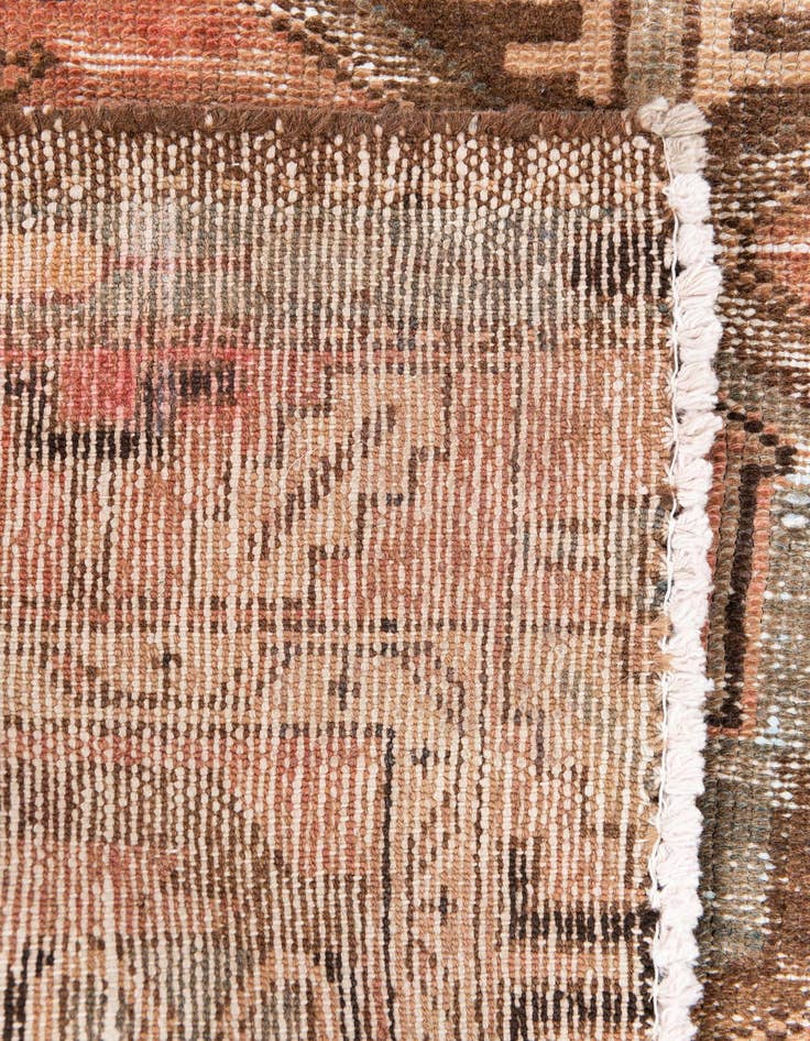 Detail image of  4' x 6'  Hand Knotted Ultra Vintage Persian Wool Rug