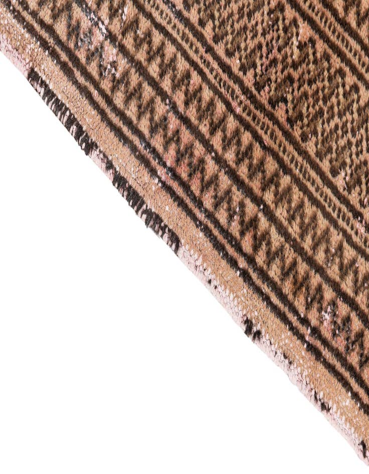 Detail image of  4' 4 x 6' 1  Hand Knotted Ultra Vintage Persian Wool Rug