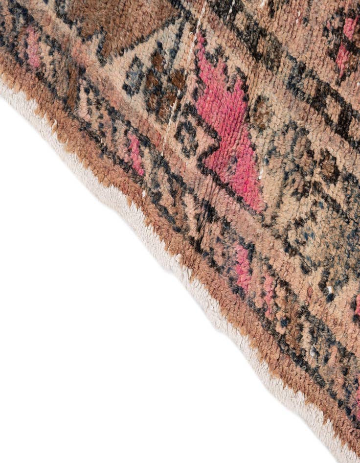 Detail image of  4' 2 x 7' 4  Hand Knotted Ultra Vintage Persian Wool Rug