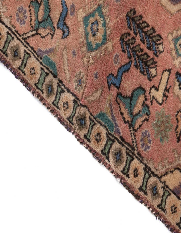 Detail image of  3' 8 x 5' 4  Hand Knotted Ultra Vintage Persian Wool Rug