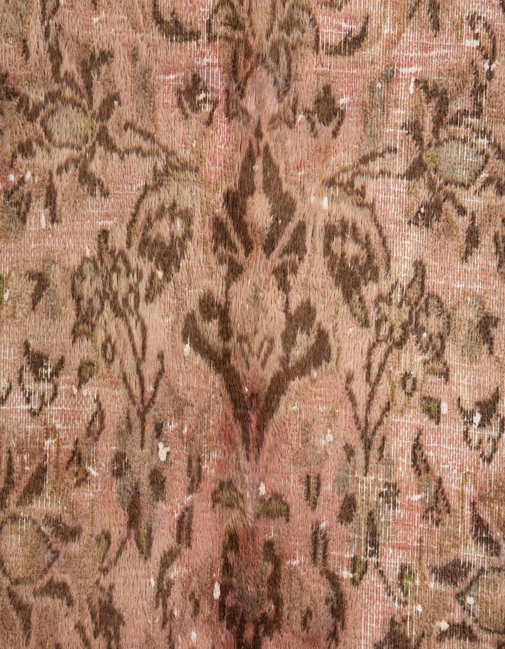 Detail image of  6' 7 x 9' 7  Hand Knotted Ultra Vintage Persian Wool Rug