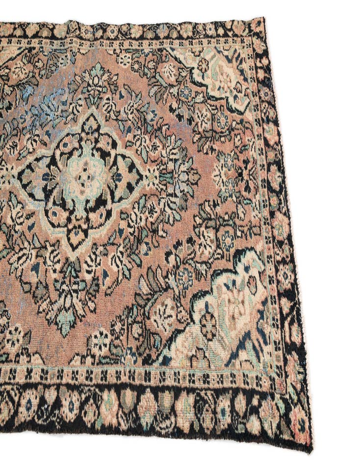 Detail image of  4' x 6' 3  Hand Knotted Ultra Vintage Persian Wool Rug
