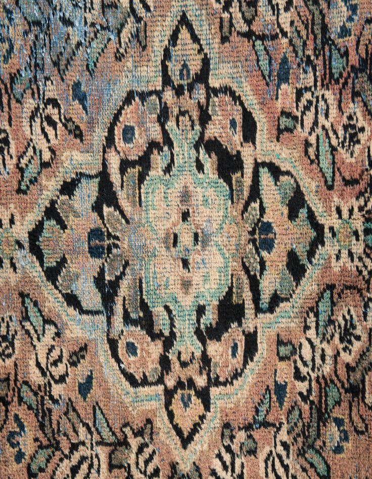 Detail image of  4' x 6' 3  Hand Knotted Ultra Vintage Persian Wool Rug