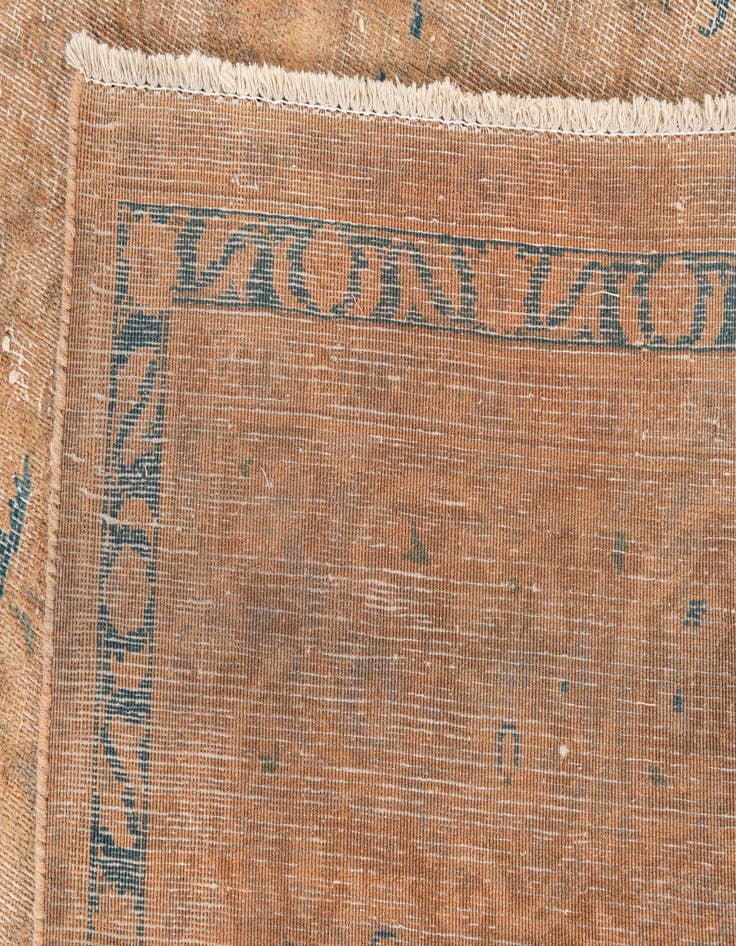 Detail image of  7' 8 x 11' 2  Hand Knotted Ultra Vintage Persian Wool Rug