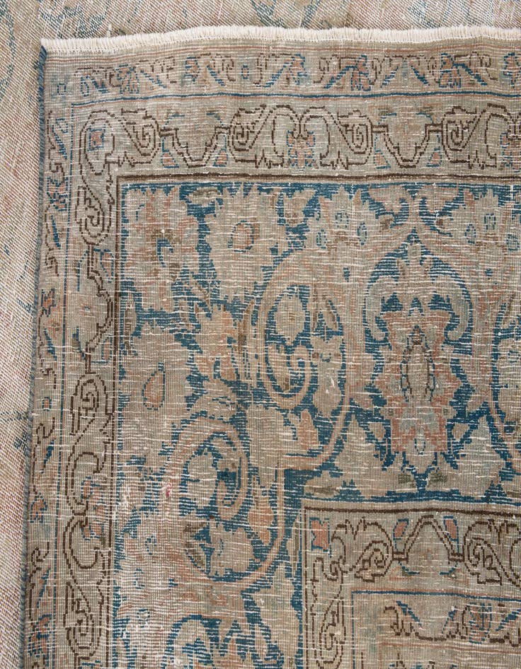 Detail image of  9' 9 x 13' 7  Hand Knotted Ultra Vintage Persian Wool Rug
