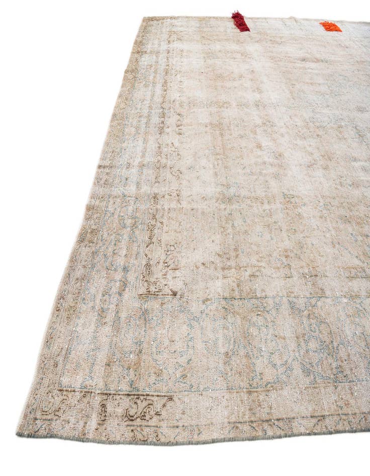 Detail image of  9' 9 x 13' 7  Hand Knotted Ultra Vintage Persian Wool Rug