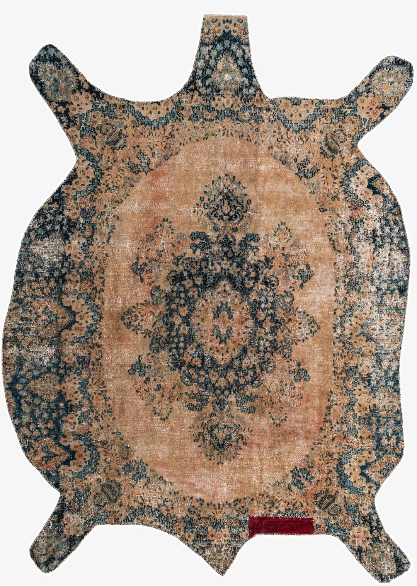  8' 6 x 12'  Hand Knotted Ultra Vintage Persian Wool Rug