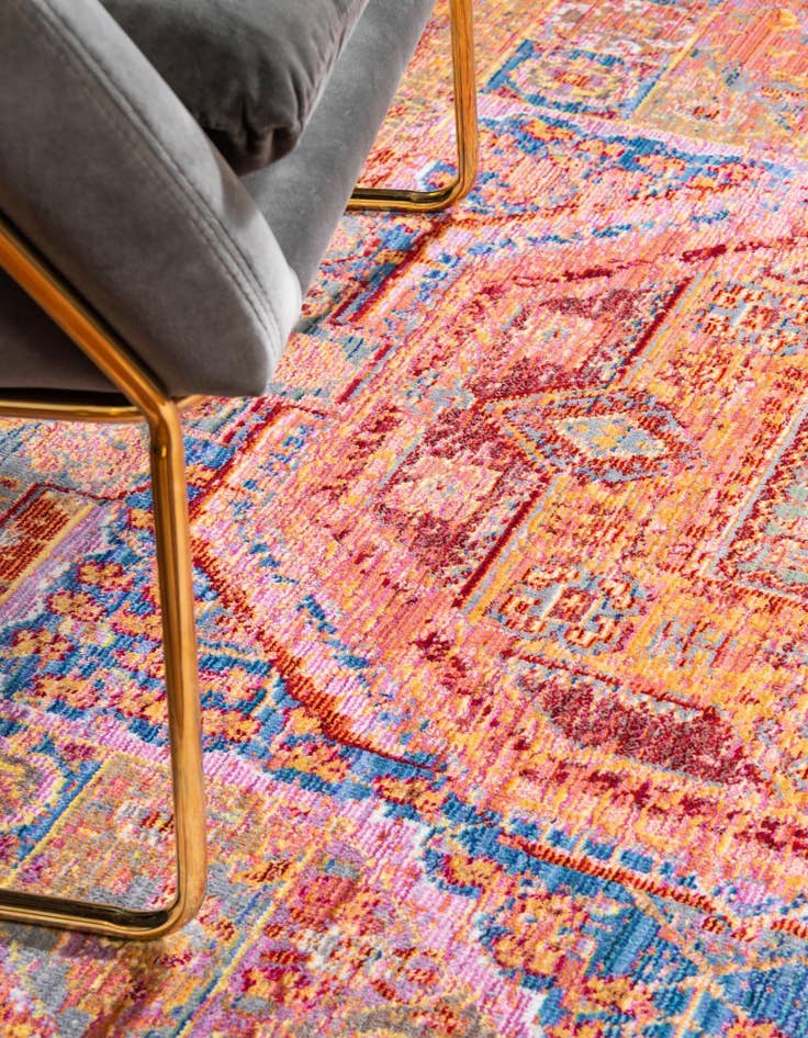 Detail image of  5' 3 x 5' 3 Alexis Round Rug