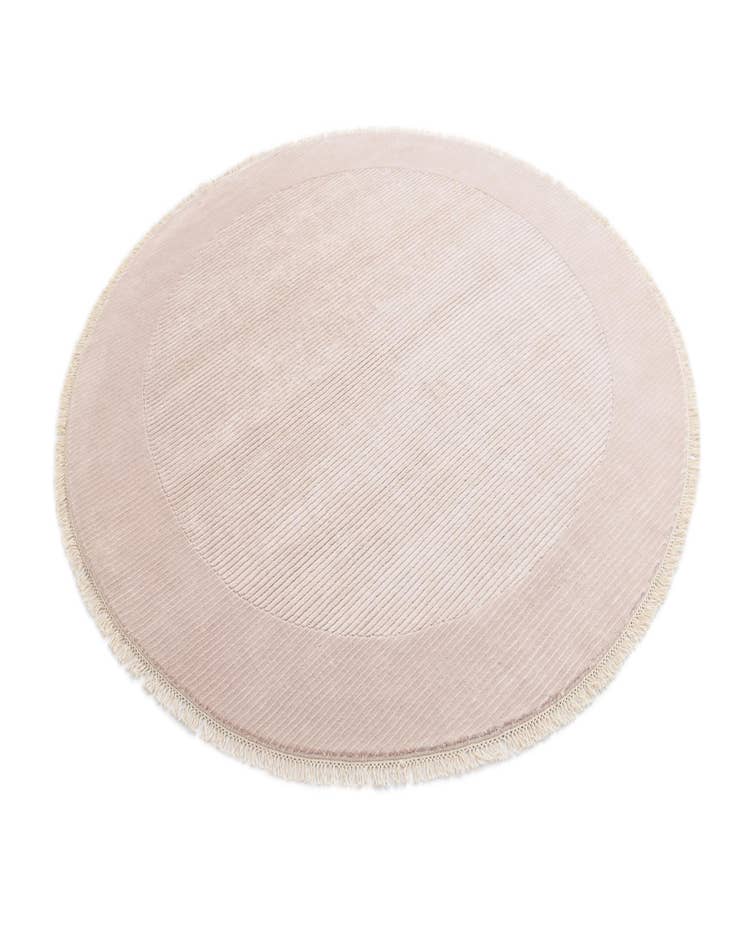 Detail image of  6' 6 x 6' 6  Hand Knotted Darya Wool Round Rug