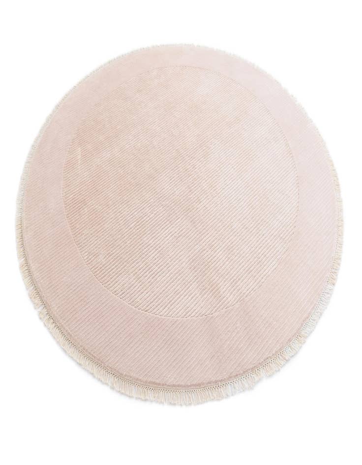 Detail image of  6' 8 x 6' 8  Hand Knotted Darya Wool Round Rug