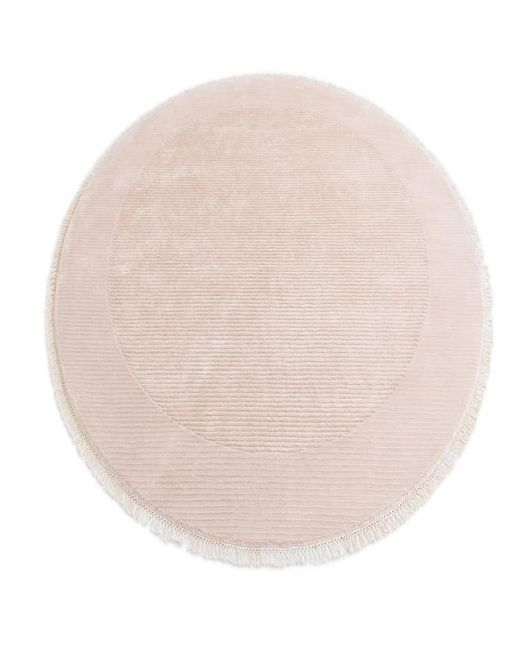 Detail image of  6' 8 x 6' 8  Hand Knotted Darya Wool Round Rug