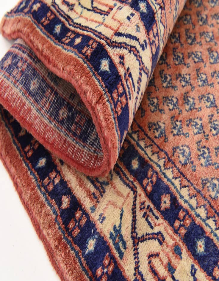 Detail image of  3' 7 x 10' 5  Hand Knotted Botemir Persian Wool Runner Rug