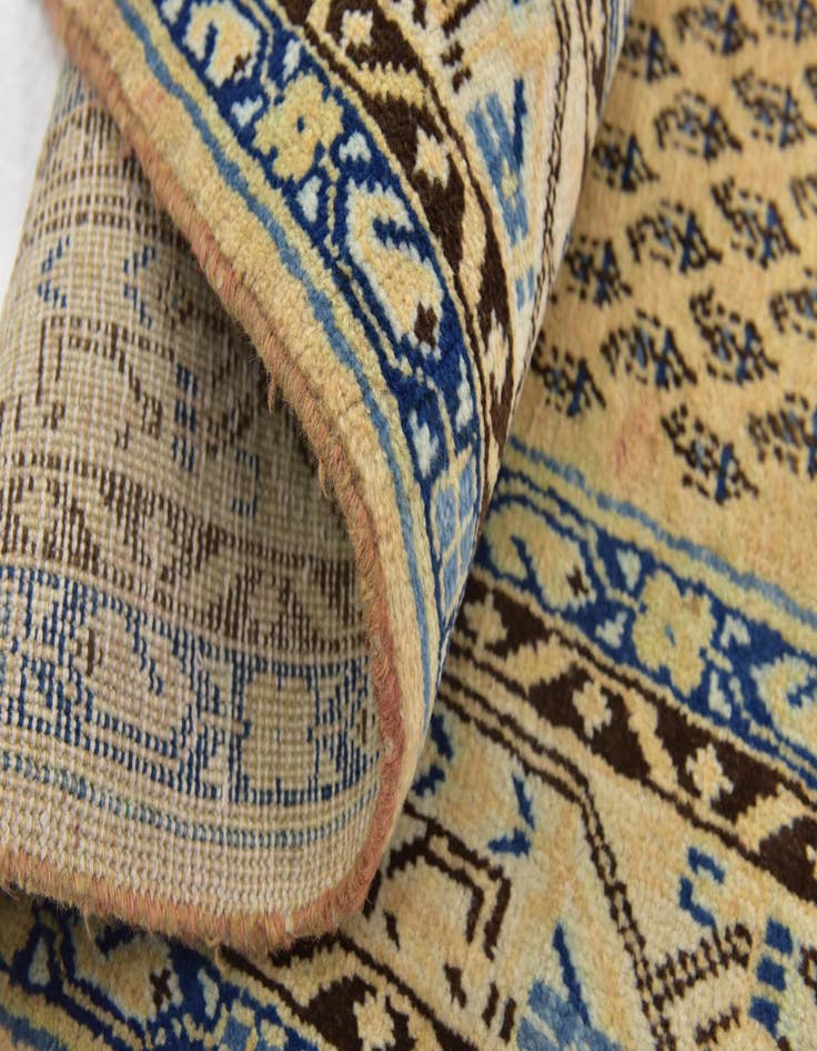 Detail image of  3' 6 x 10' 4  Hand Knotted Botemir Persian Wool Runner Rug