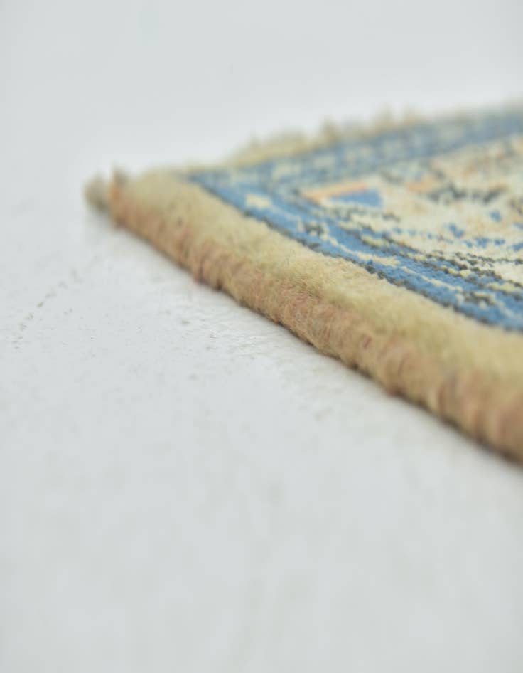 Detail image of  4' x 10' 8  Hand Knotted Botemir Persian Wool Runner Rug