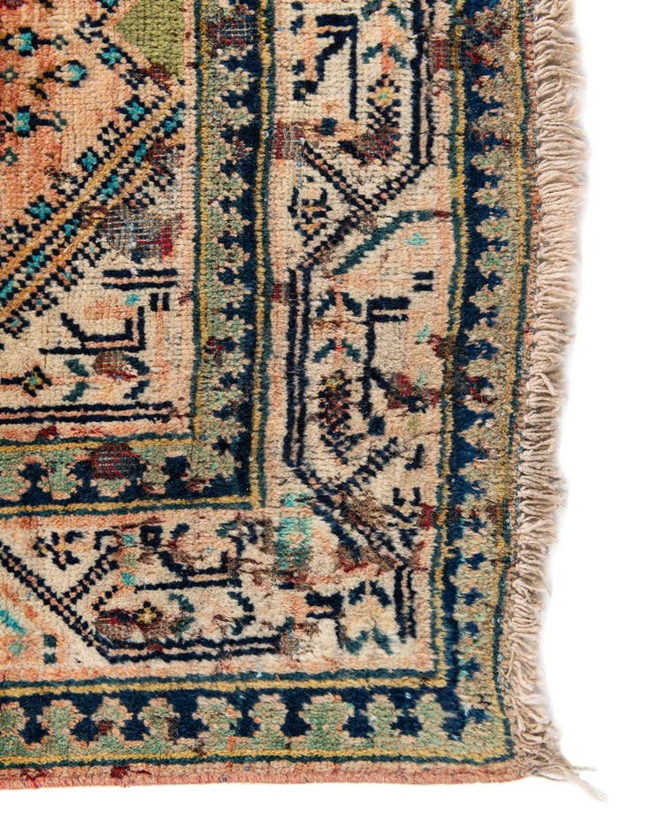 Detail image of  3' 5 x 9' 8  Hand Knotted Botemir Persian Wool Runner Rug