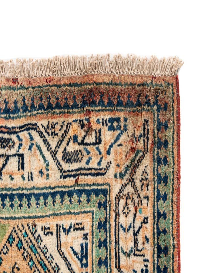 Detail image of  3' 5 x 9' 8  Hand Knotted Botemir Persian Wool Runner Rug