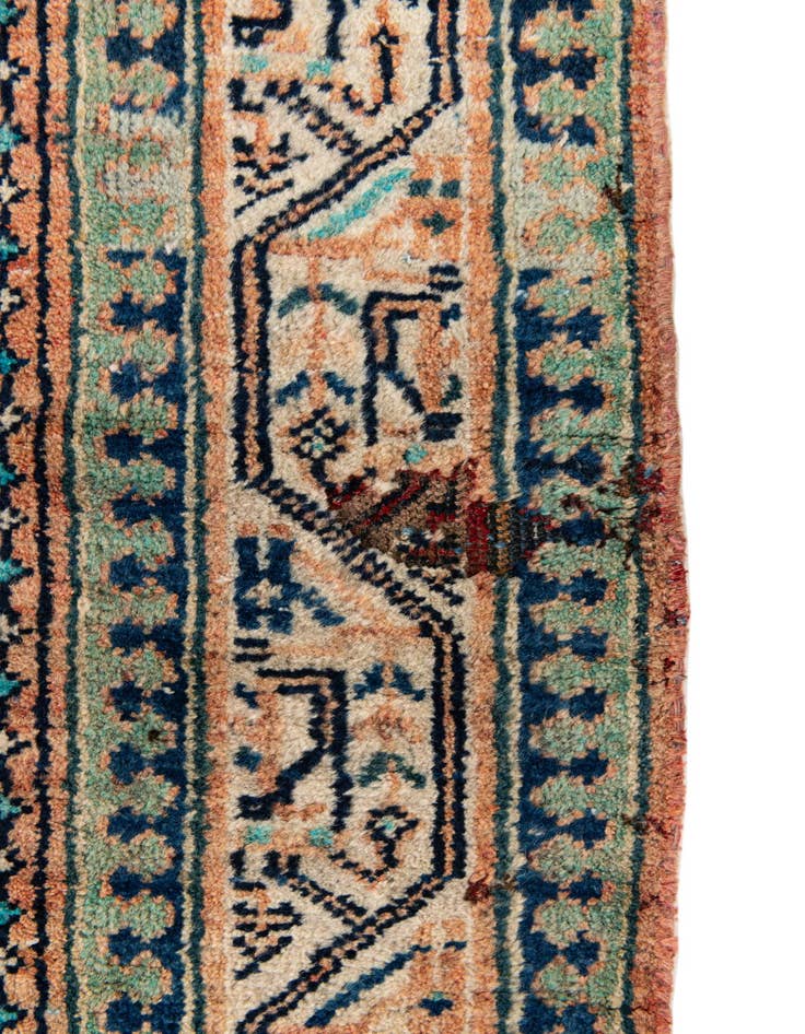 Detail image of  3' 5 x 9' 8  Hand Knotted Botemir Persian Wool Runner Rug