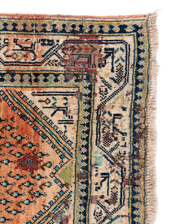 Detail image of  3' 5 x 9' 8  Hand Knotted Botemir Persian Wool Runner Rug