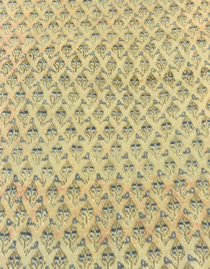 Detail image of  4' 7 x 10' 10  Hand Knotted Botemir Persian Wool Runner Rug