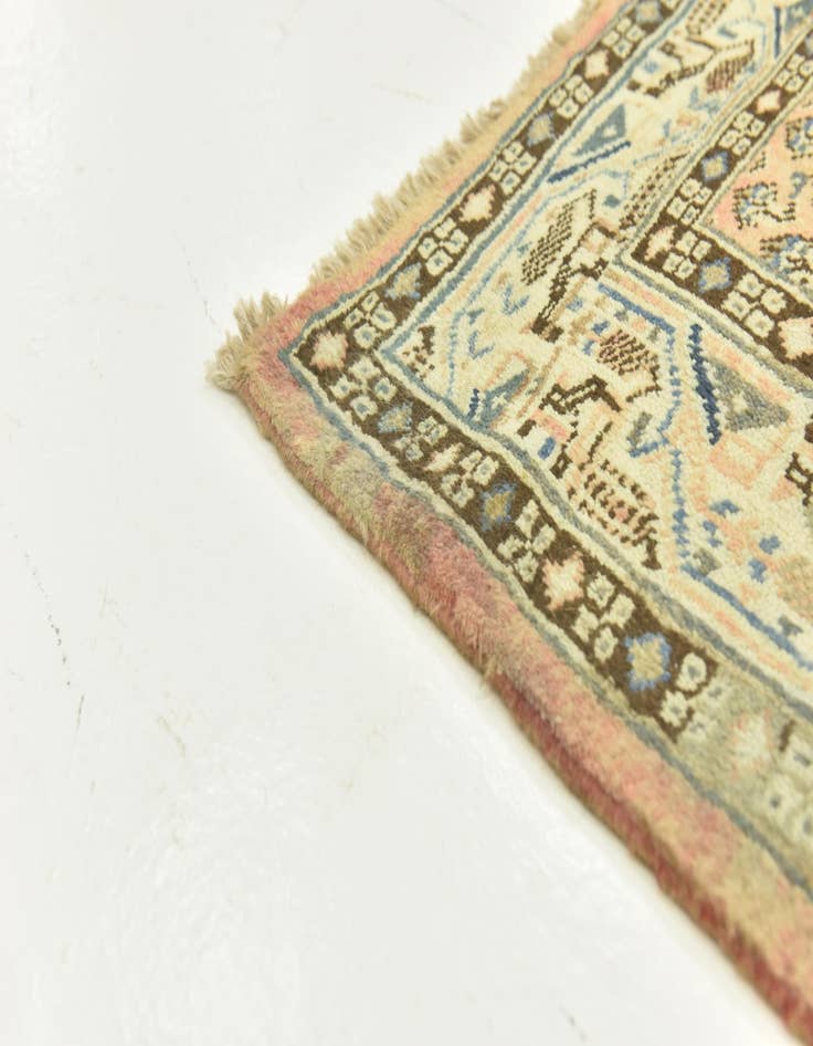 Detail image of  4' 7 x 10' 10  Hand Knotted Botemir Persian Wool Runner Rug