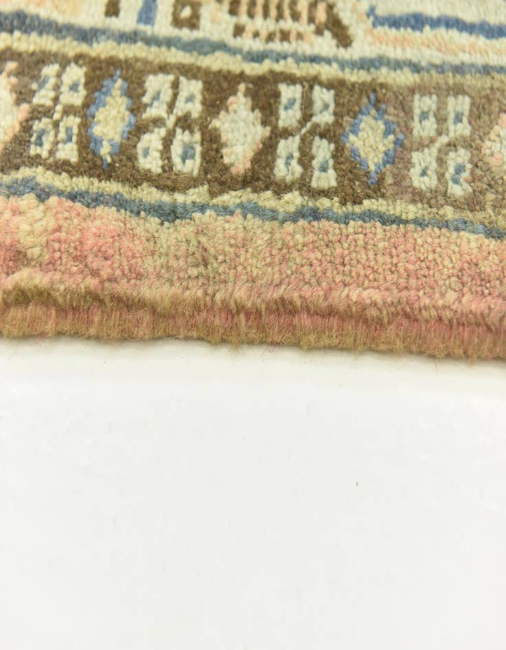 Detail image of  4' 7 x 10' 10  Hand Knotted Botemir Persian Wool Runner Rug