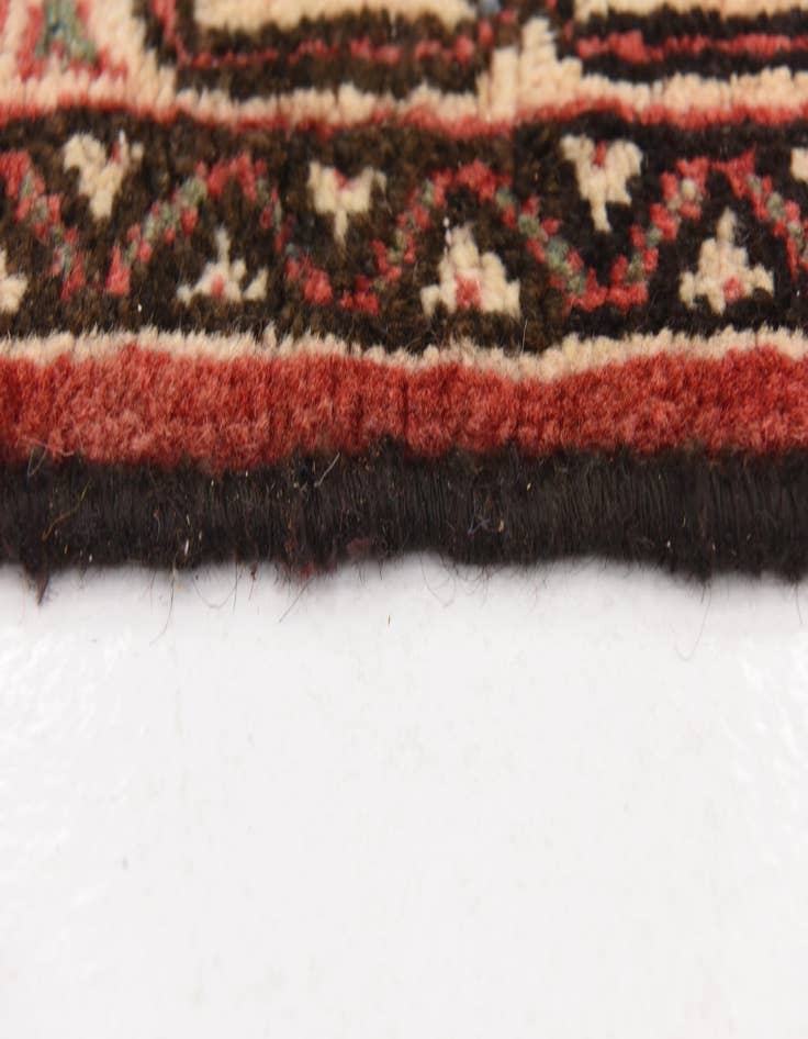 Detail image of  3' 10 x 9' 9  Hand Knotted Farahan Persian Wool Runner Rug