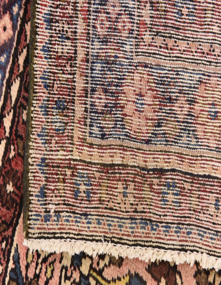 Detail image of  3' 8 x 10' 3  Hand Knotted Hossainabad Persian Wool Runner Rug