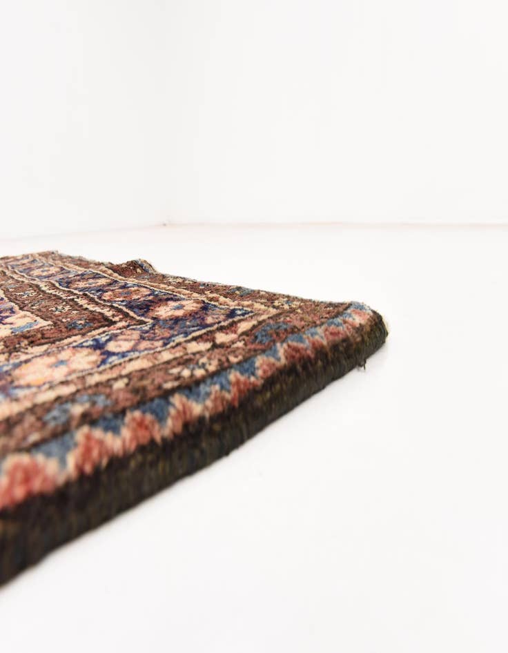 Detail image of  3' 8 x 10' 3  Hand Knotted Hossainabad Persian Wool Runner Rug