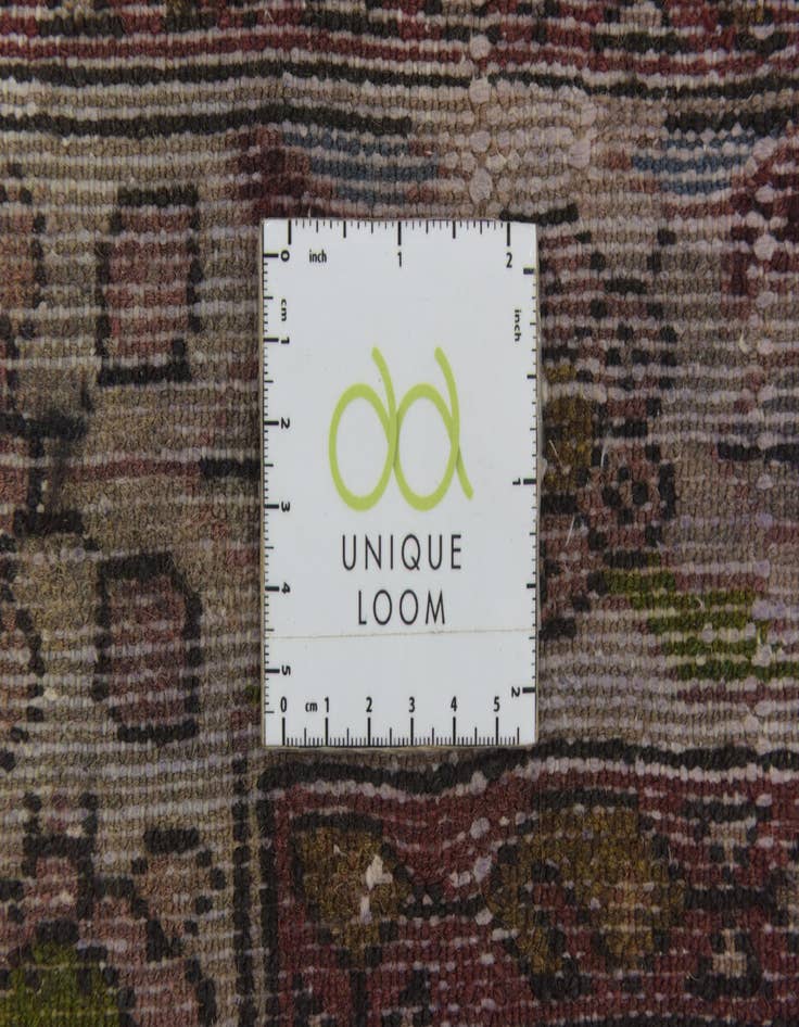 Detail image of  3' 7 x 10' 4  Hand Knotted Hossainabad Persian Wool Runner Rug