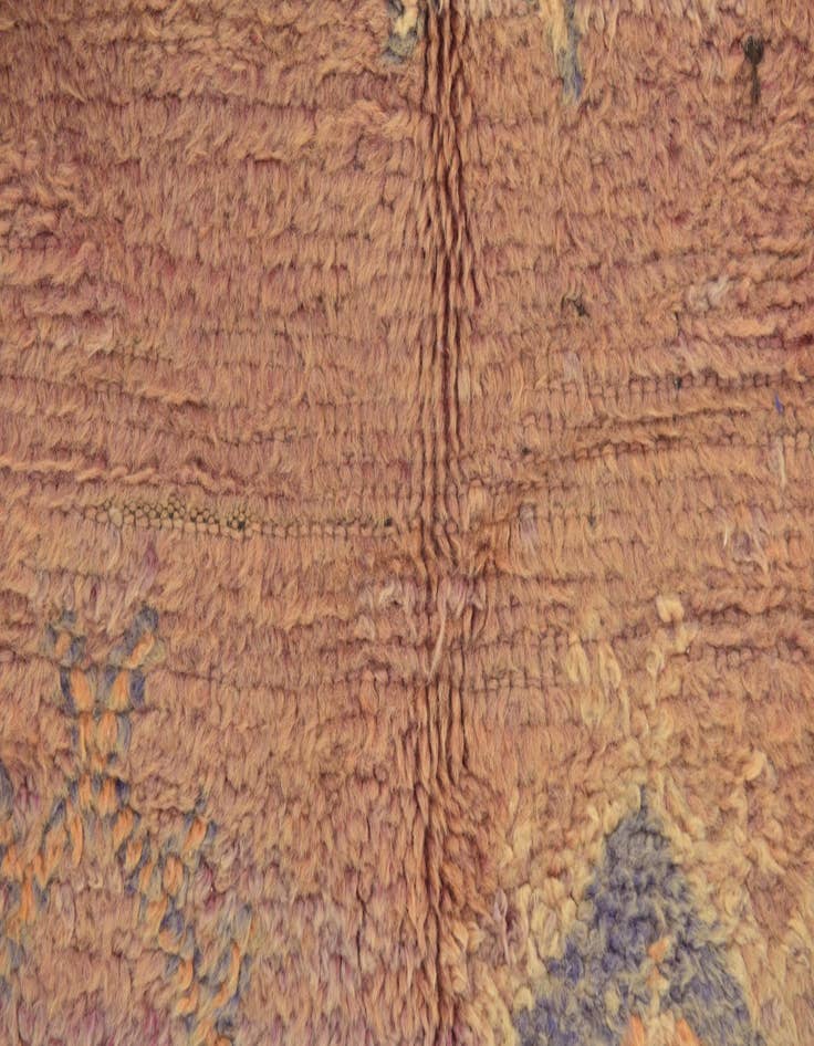 Detail image of  6' 2 x 13' 5  Hand Knotted Moroccan Wool Runner Rug