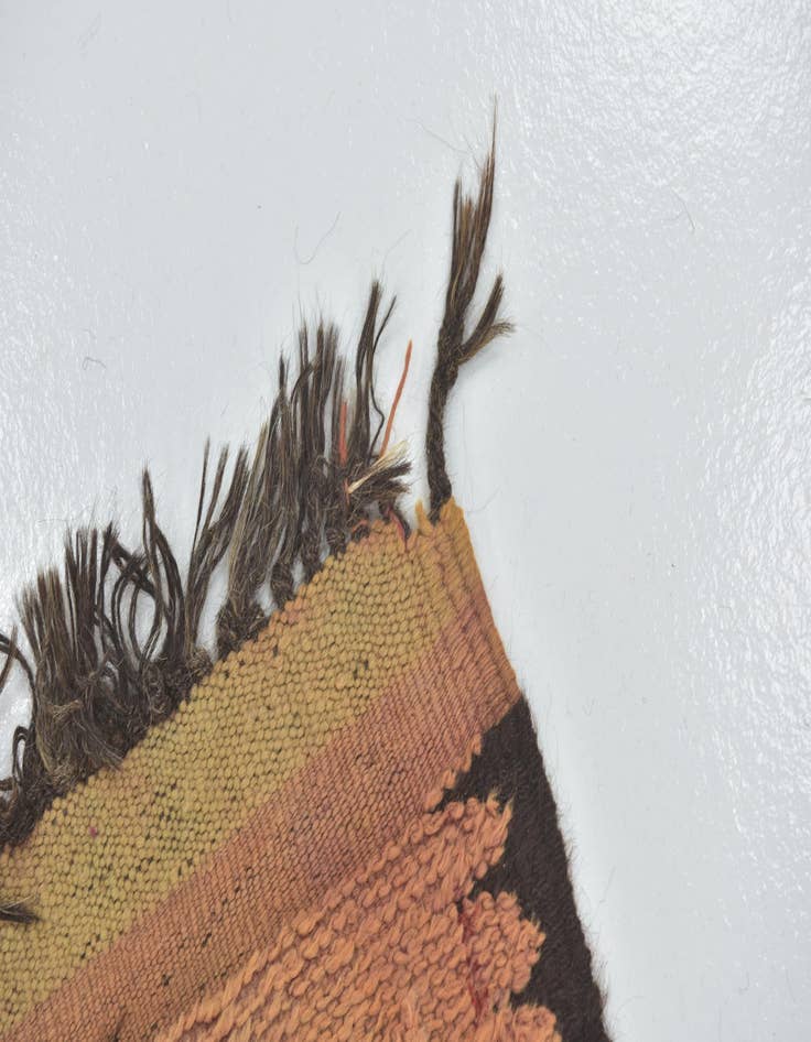 Detail image of  6' 2 x 13' 5  Hand Knotted Moroccan Wool Runner Rug