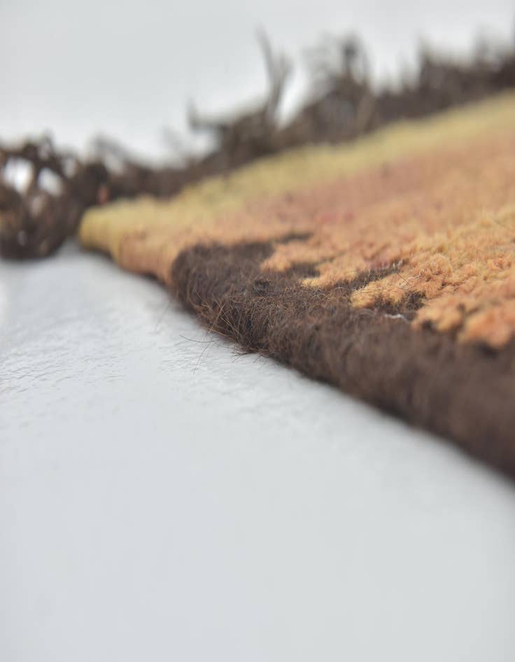 Detail image of  6' 2 x 13' 5  Hand Knotted Moroccan Wool Runner Rug