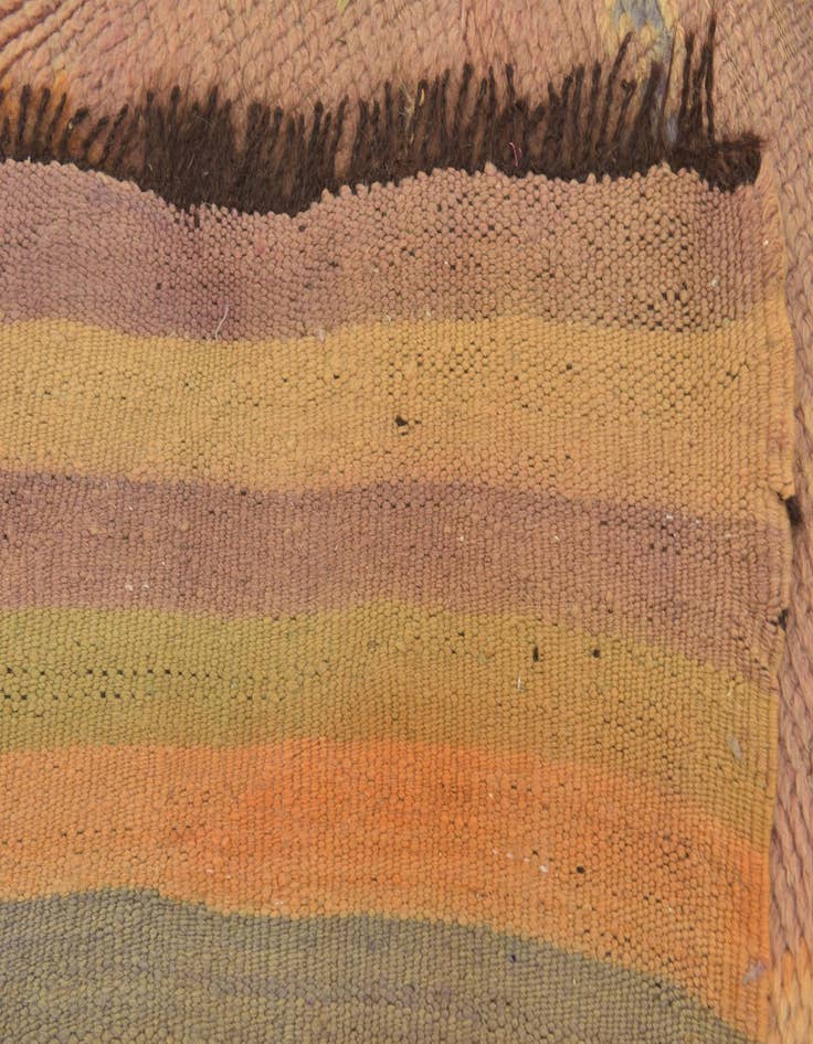 Detail image of  6' x 13' 9  Hand Knotted Moroccan Wool Runner Rug
