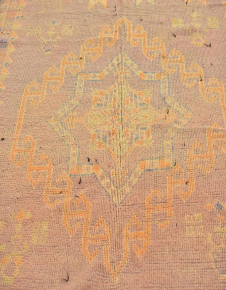 Detail image of  6' x 13' 9  Hand Knotted Moroccan Wool Runner Rug