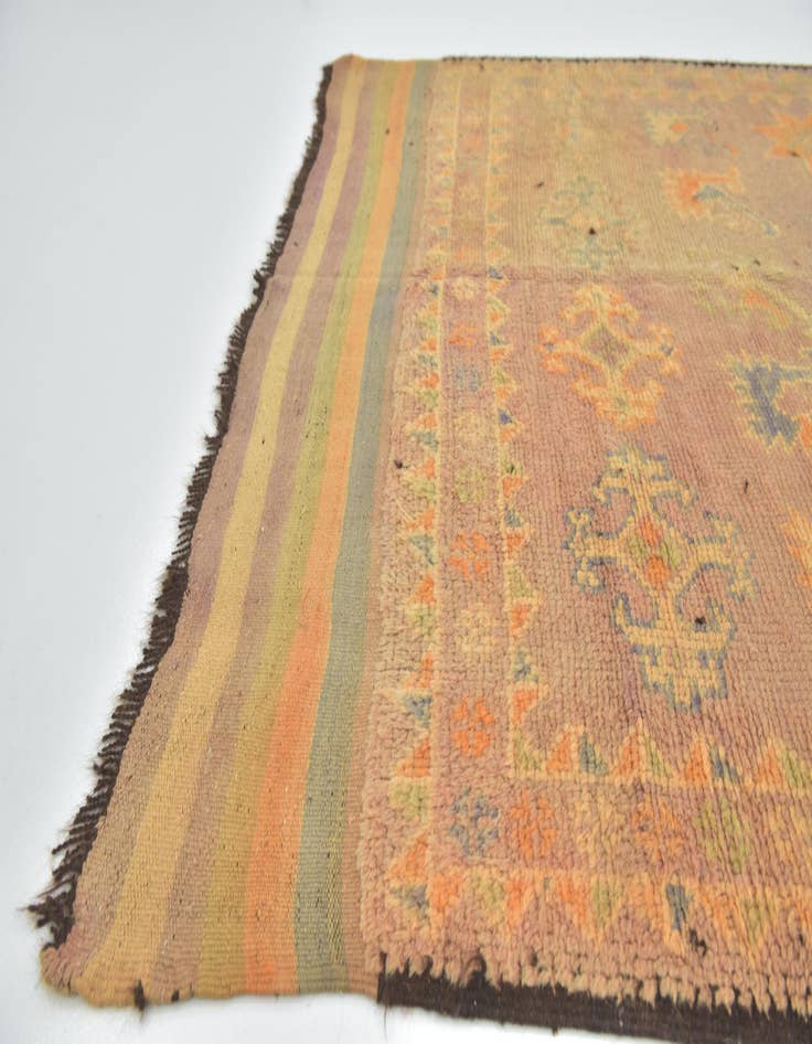 Detail image of  6' x 13' 9  Hand Knotted Moroccan Wool Runner Rug