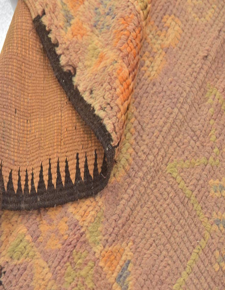 Detail image of  6' x 13' 9  Hand Knotted Moroccan Wool Runner Rug