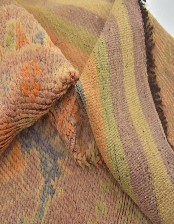 Detail image of  6' x 13' 9  Hand Knotted Moroccan Wool Runner Rug