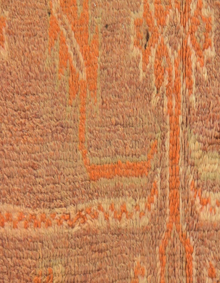 Detail image of  6' x 12'  Hand Knotted Moroccan Wool Runner Rug