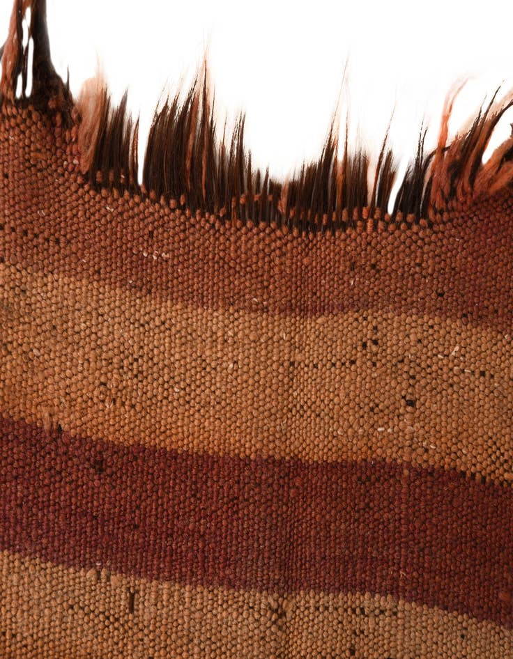 Detail image of  6' 8 x 13' 8  Hand Knotted Moroccan Wool Runner Rug