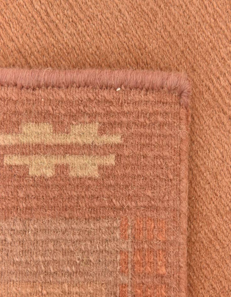 Detail image of  2' 4 x 4' 7  Hand Knotted Nepal Wool Runner Rug