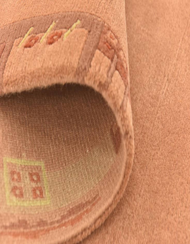 Detail image of  2' 4 x 4' 7  Hand Knotted Nepal Wool Runner Rug