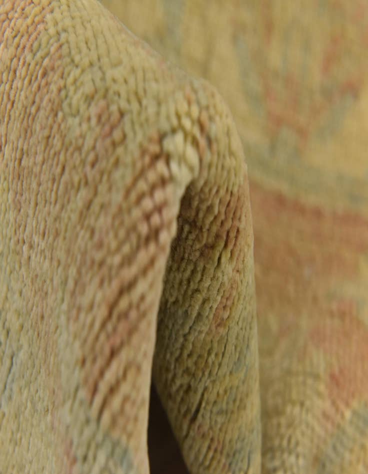 Detail image of  2' 7 x 9' 11  Hand Knotted Peshawar Ziegler Runner Rug