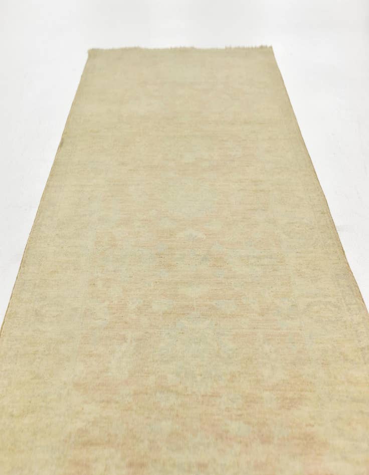 Detail image of  2' 7 x 9' 11  Hand Knotted Peshawar Ziegler Runner Rug