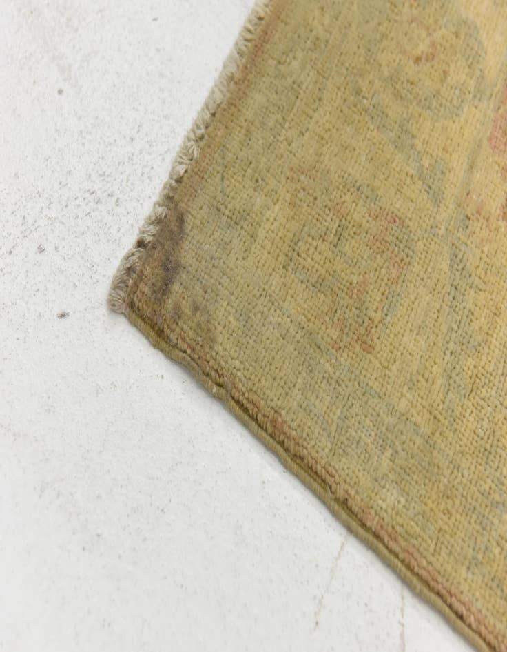 Detail image of  2' 7 x 9' 11  Hand Knotted Peshawar Ziegler Runner Rug